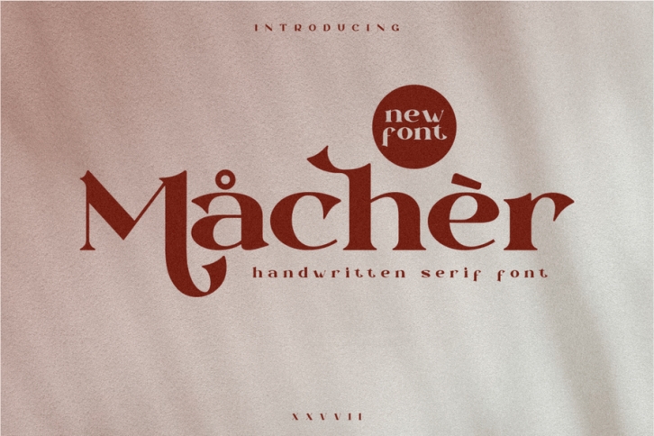 Macher Serif Font Classic Font Download