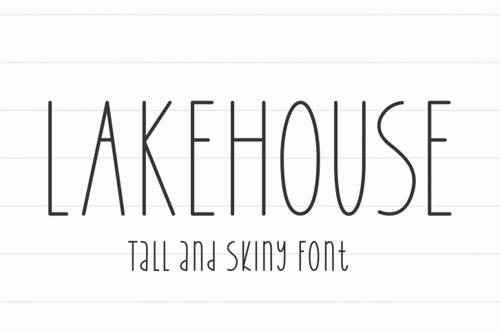 Lakehouse Font Download