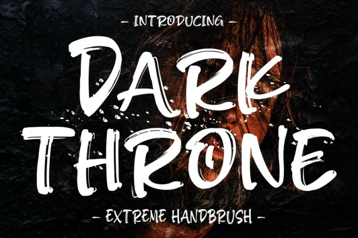 Dark Throne Extreme Handbrush Font Font Download