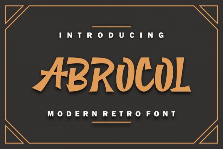 Abrocol font Font Download