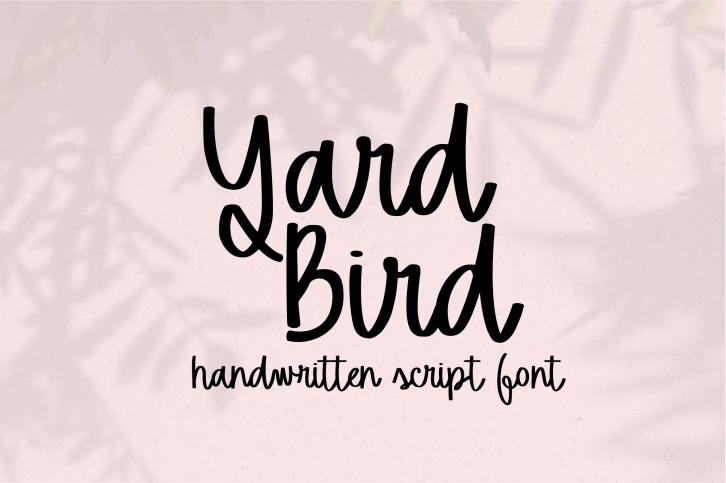 Yard Bird Font Download