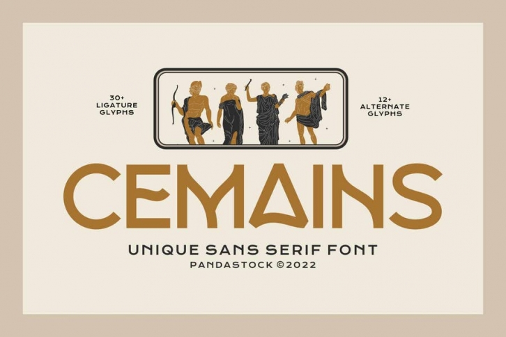 Cemains - Classic Sans Serif Fonts Font Download