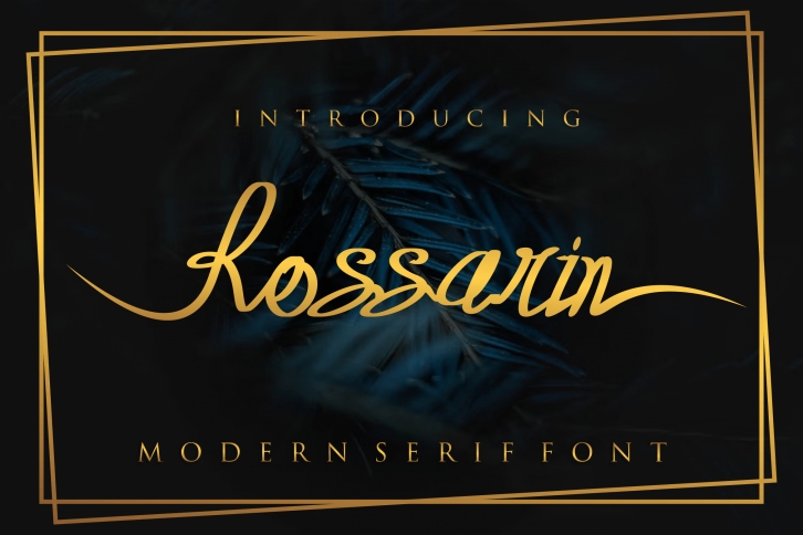 Rossarin Font Download