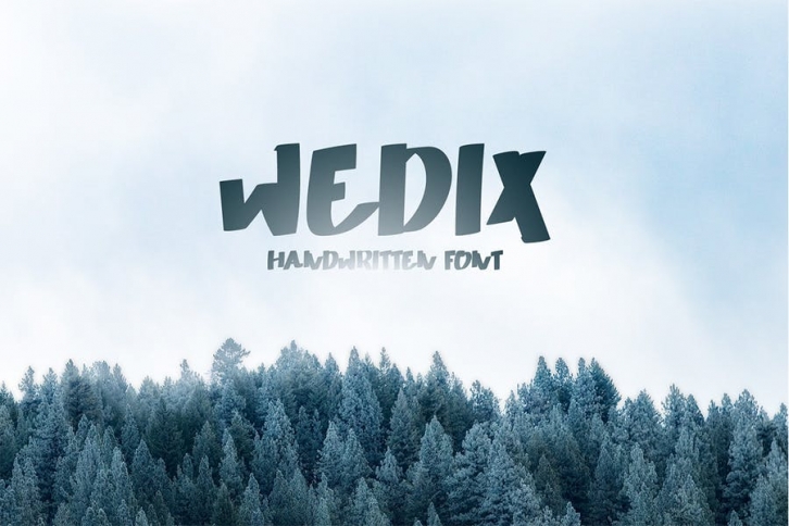 Wedix - Handwritten Font Font Download