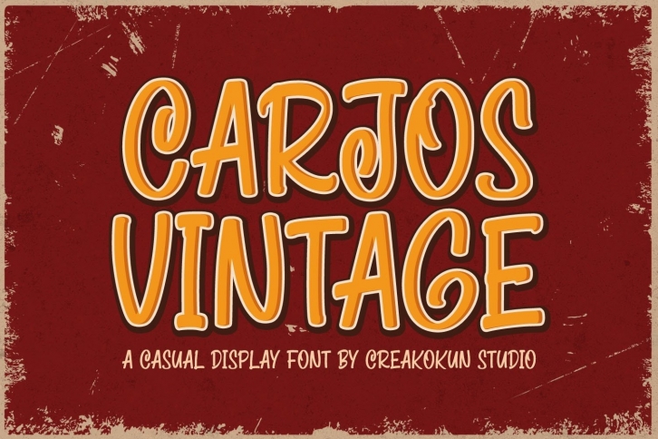 Carjos Vintage Font Download