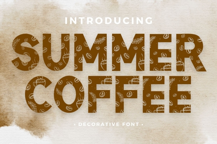 Summer Coffee Font Download