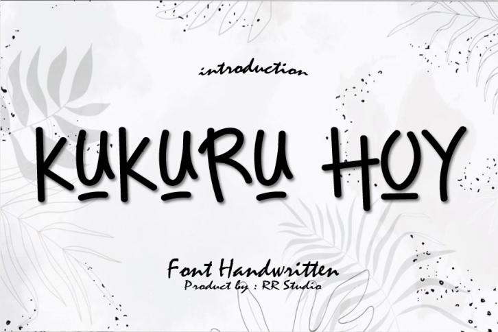 Kukuru Hoy Font Download