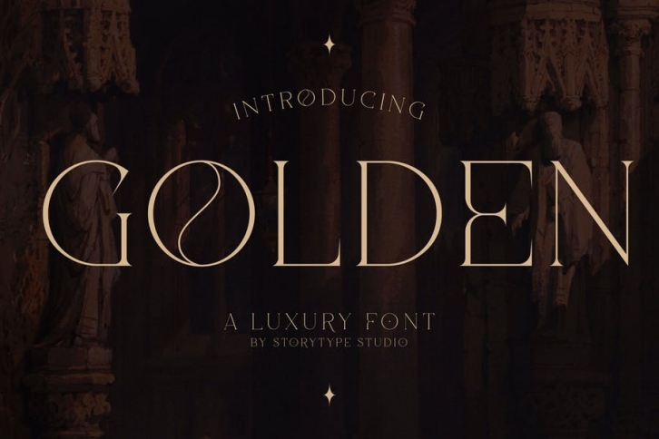 Golden Luxury Font Font Download