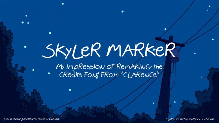 Skyler Marker Font Download