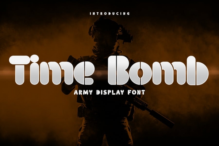 Time Bomb - Army Display Font Font Download