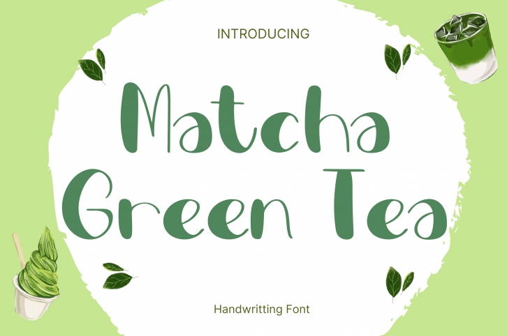 Matcha Green Tea Font Download