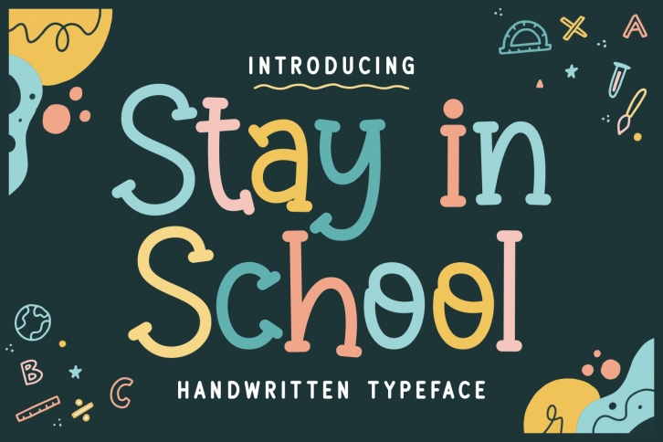 Stay in School Font Download