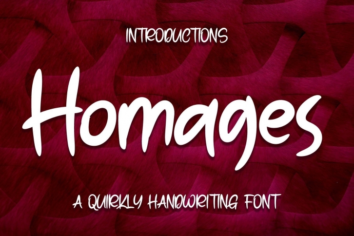 Homages Font Download