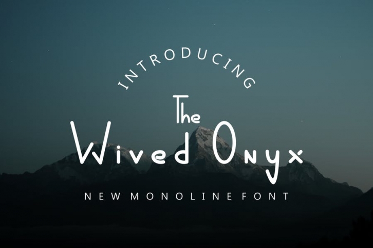 Wived Onyx Font Font Download