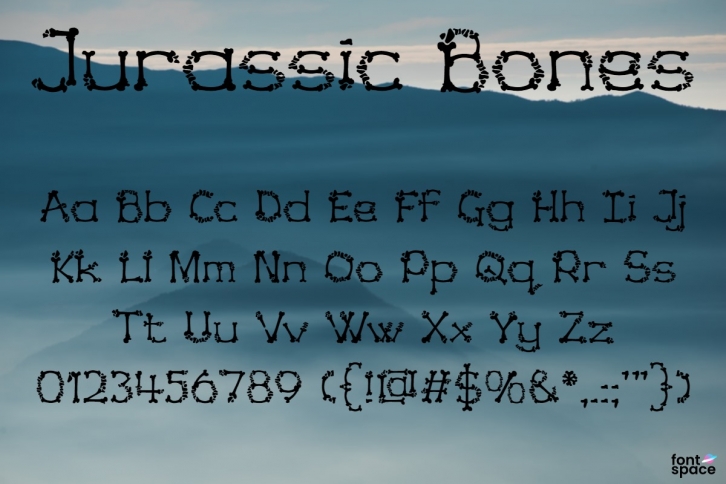 Jurassic Bones Font Download