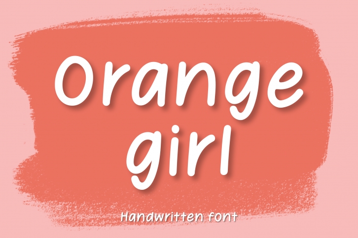Orange Girl Font Download