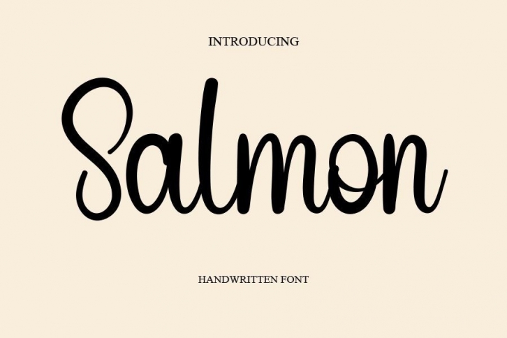 Salmon Font Download