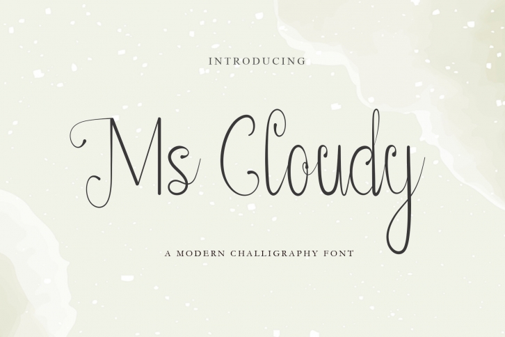 Ms Cloudy Font Download