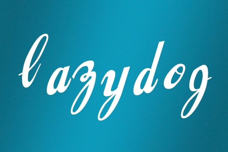Lazydog Font Download