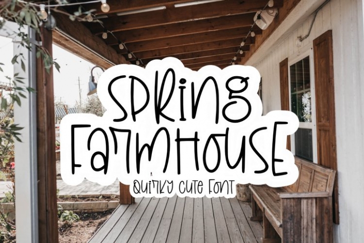 Spring Farmhouse Font Download
