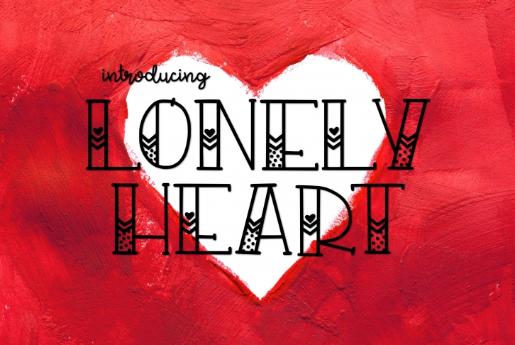 Lonley Heart Font Download