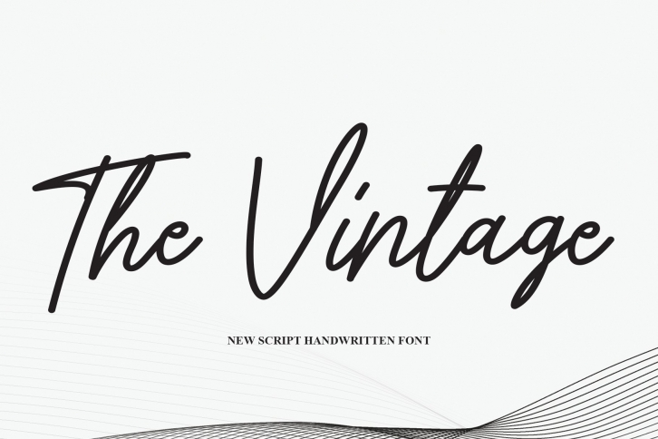 The Vintage Font Download