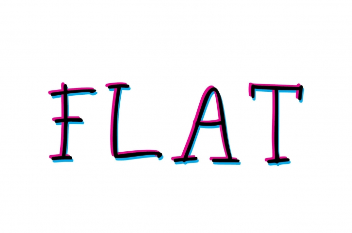 Flat Font Download