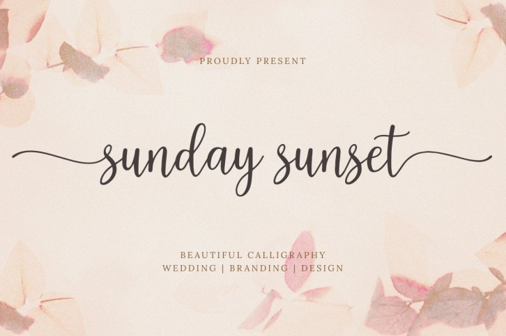 Sunday Sunset Font Download