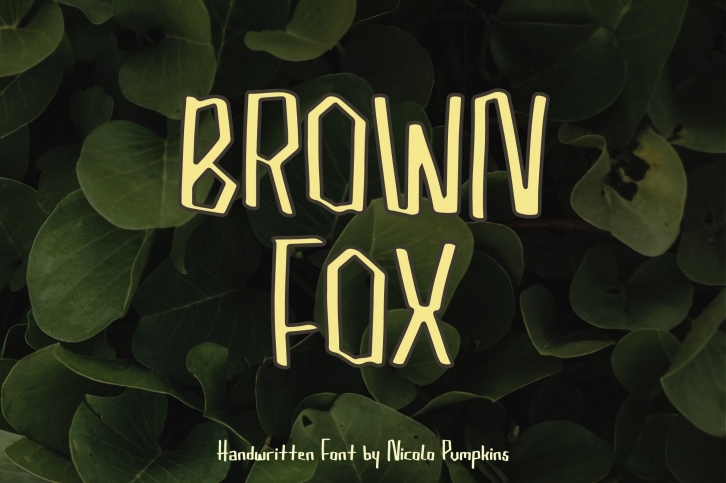 Brown Fox Font Download