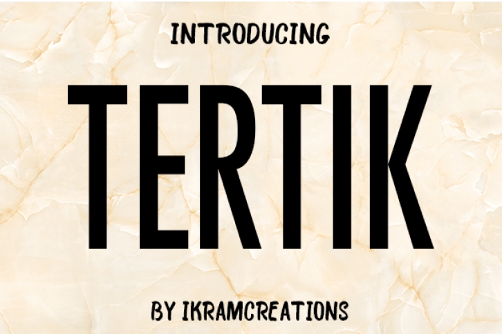 Tertik Font Download