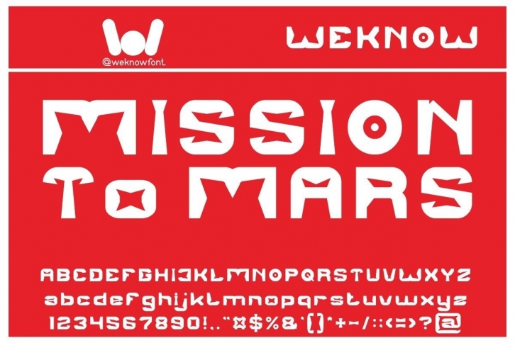 Mission to Mars Font Download