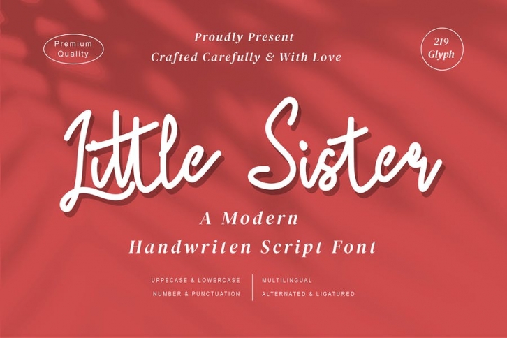 Little Sister - Modern Script fonts Font Download