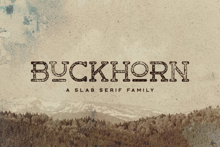 Buckhorn Typeface Font Download