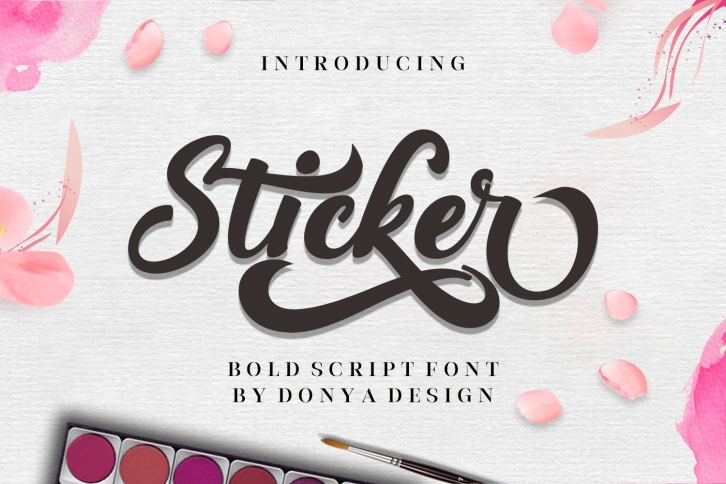 Sticker Font Download