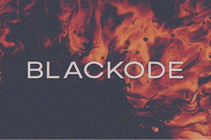 Blackode Font Download