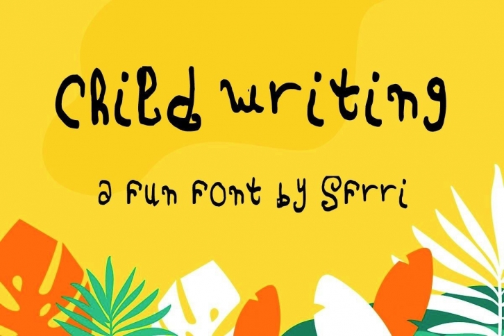 Child Writing Font Download