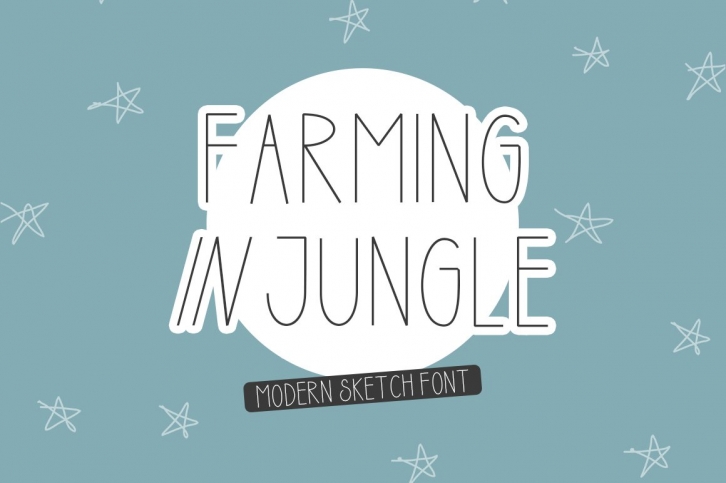 Farming In Jungle Font Download