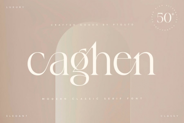 Caghen | Rich Ligature Serif Font Download
