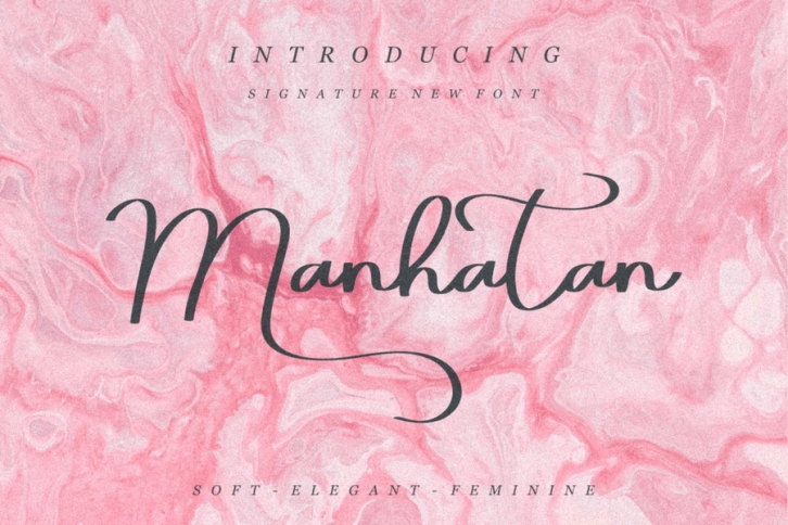 Manhatan Signature FOnt Font Download
