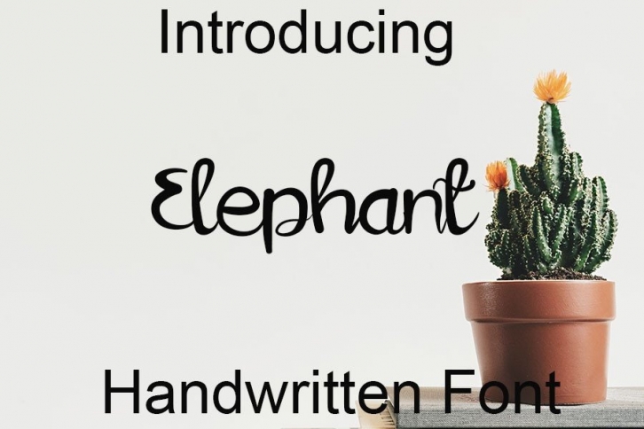 Elephant Font Download