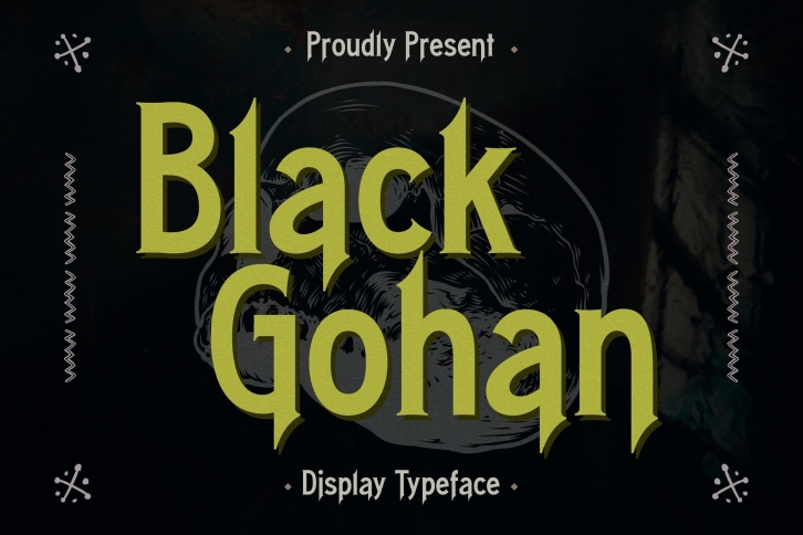Black Gohan Font Download