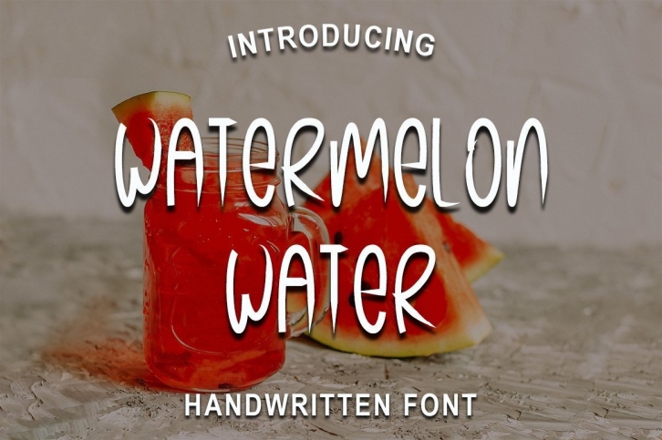Watermelon Water Font Download