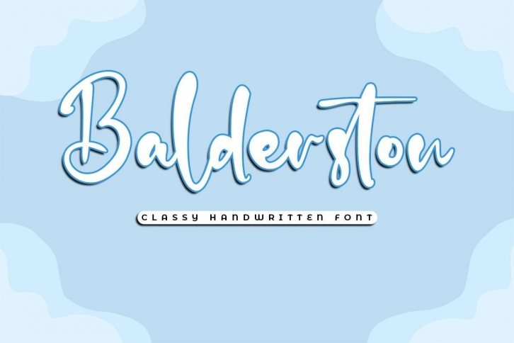 Balderston Font Download