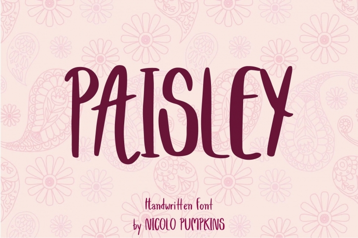 Paisley Font Download