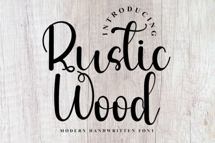 Rustic Wood Font Download