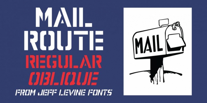 Mail Route JNL Font Download