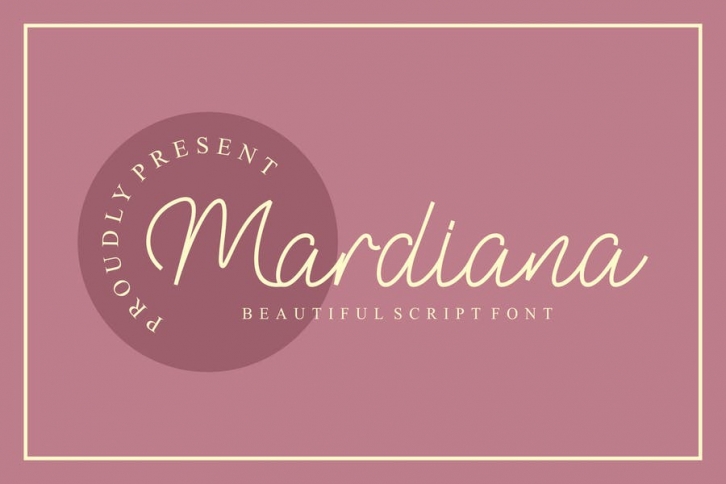 Mardiana Script Font Font Download
