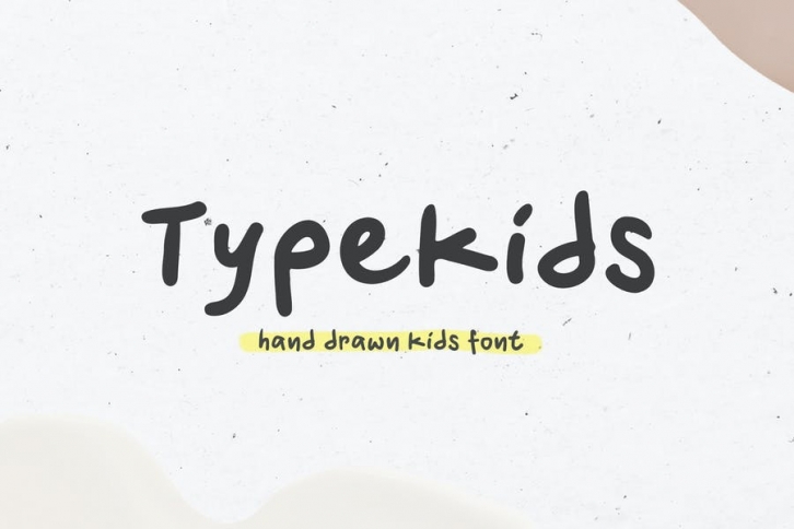Typekids - Hand Drawn Kids Font Font Download