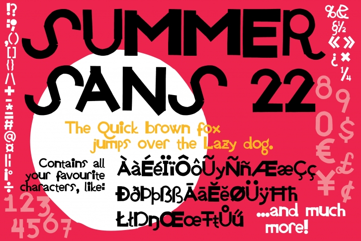 Summer Sans 22 Font Download
