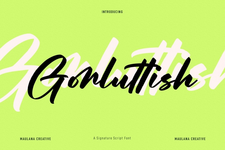Gorluttish Script Font Download